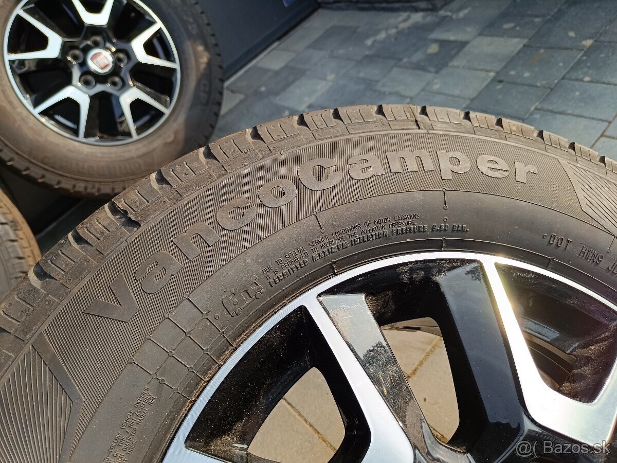 Letná sada 16" Fiat Ducato Camper, Karavan 225/75R16CP - 7