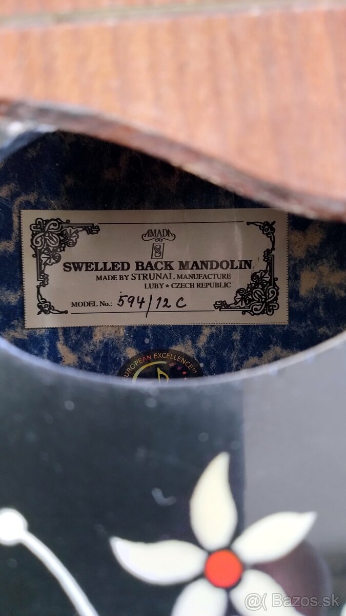12 strunova mandolina Strunal Luby - Swelled Back Mandolin - 7