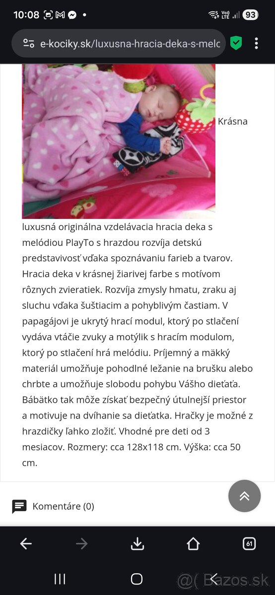 podložka deka na hranie playto - 7