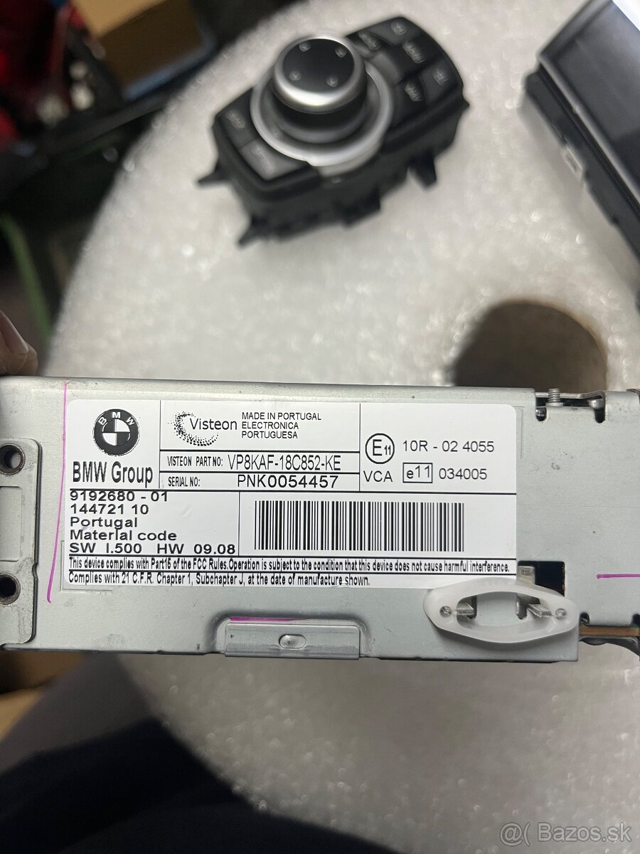 CiC, CCC, M-ASK2, MID nav, CHAMP BMW rádiá - 7