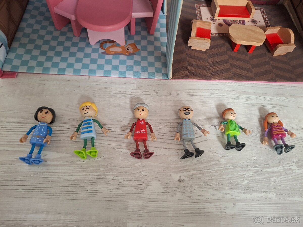 Skladací domček pre bábiky LISA - 7