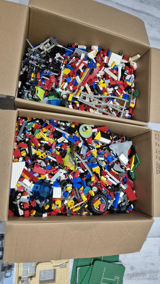 LEGO MIX 30 kg + návody, 9V VLAKY, Aquanauts a iné... - 7