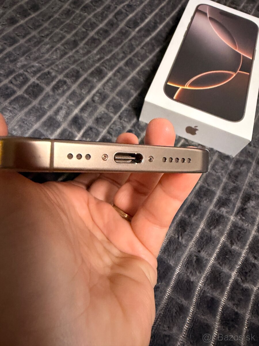 Predám iPhone 16pro, 256gb, gold AKO NOVÝ - 7