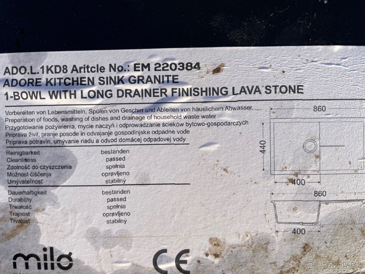 Kuchynsky drez + bateria so sprskou - 7