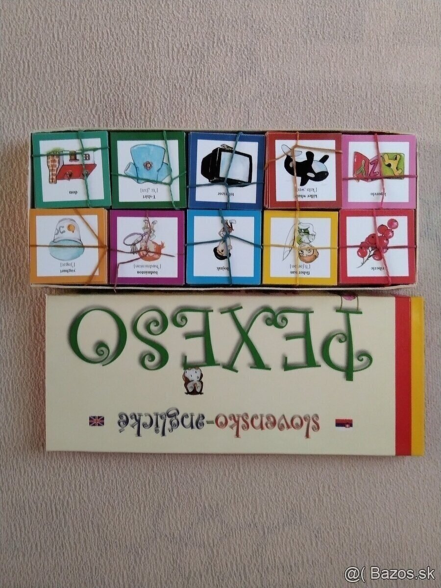 Slovensko - anglické pexeso - 7