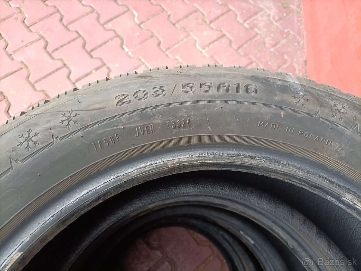 4ks zimné 205/55R16 DOT 3324 - 7