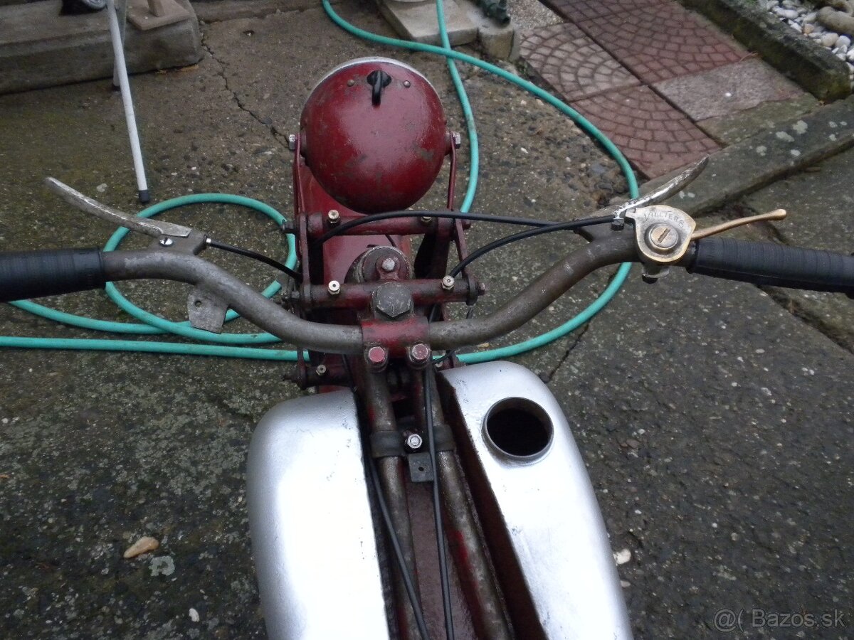 JAWA VILLIERS r.v.1934 bez dokladů dlouhá léta na půdě - 7