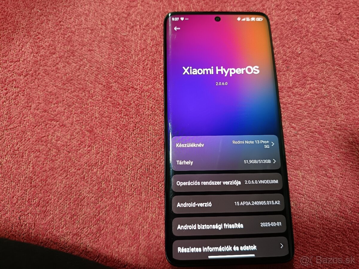 Xiaomi Redmi Note 13 pro+ 5G. 12/512GB - 7