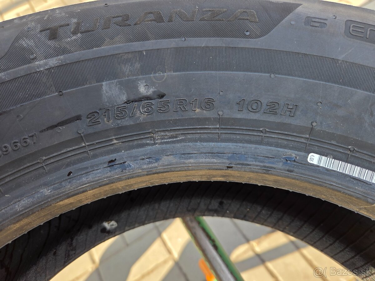 Pneumatiky 215 65 16 letné Zn.brideston - 7