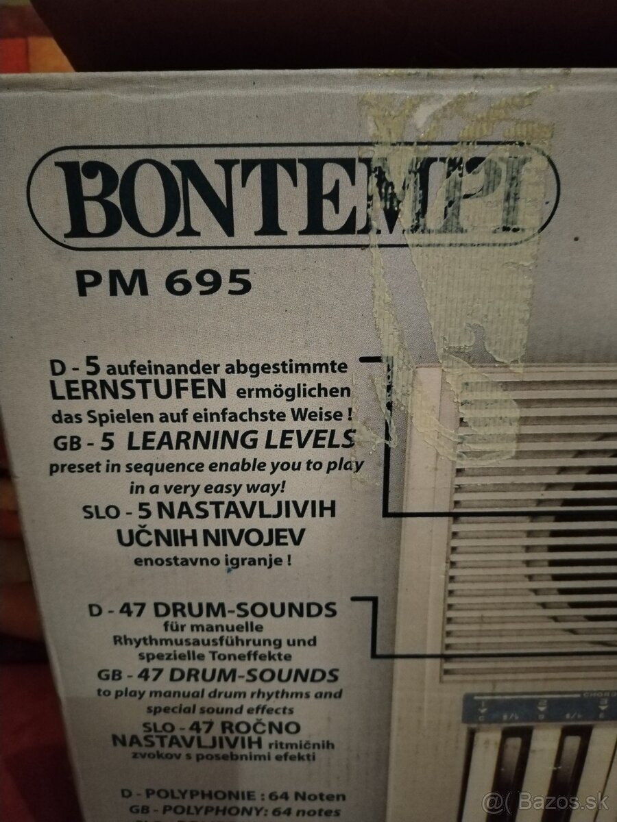 Klavesy Bontempi PM695 - 7
