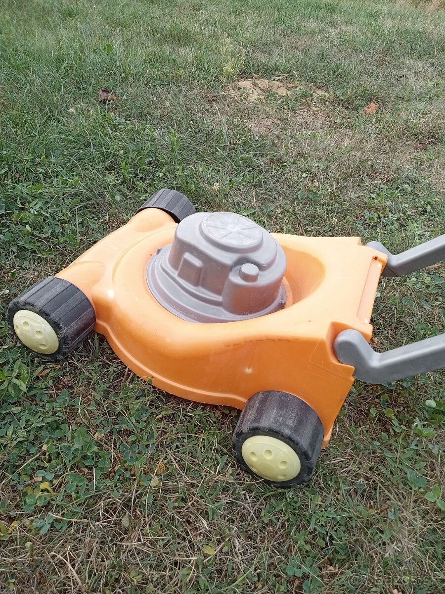Plastová kosačka-oranžová - 7
