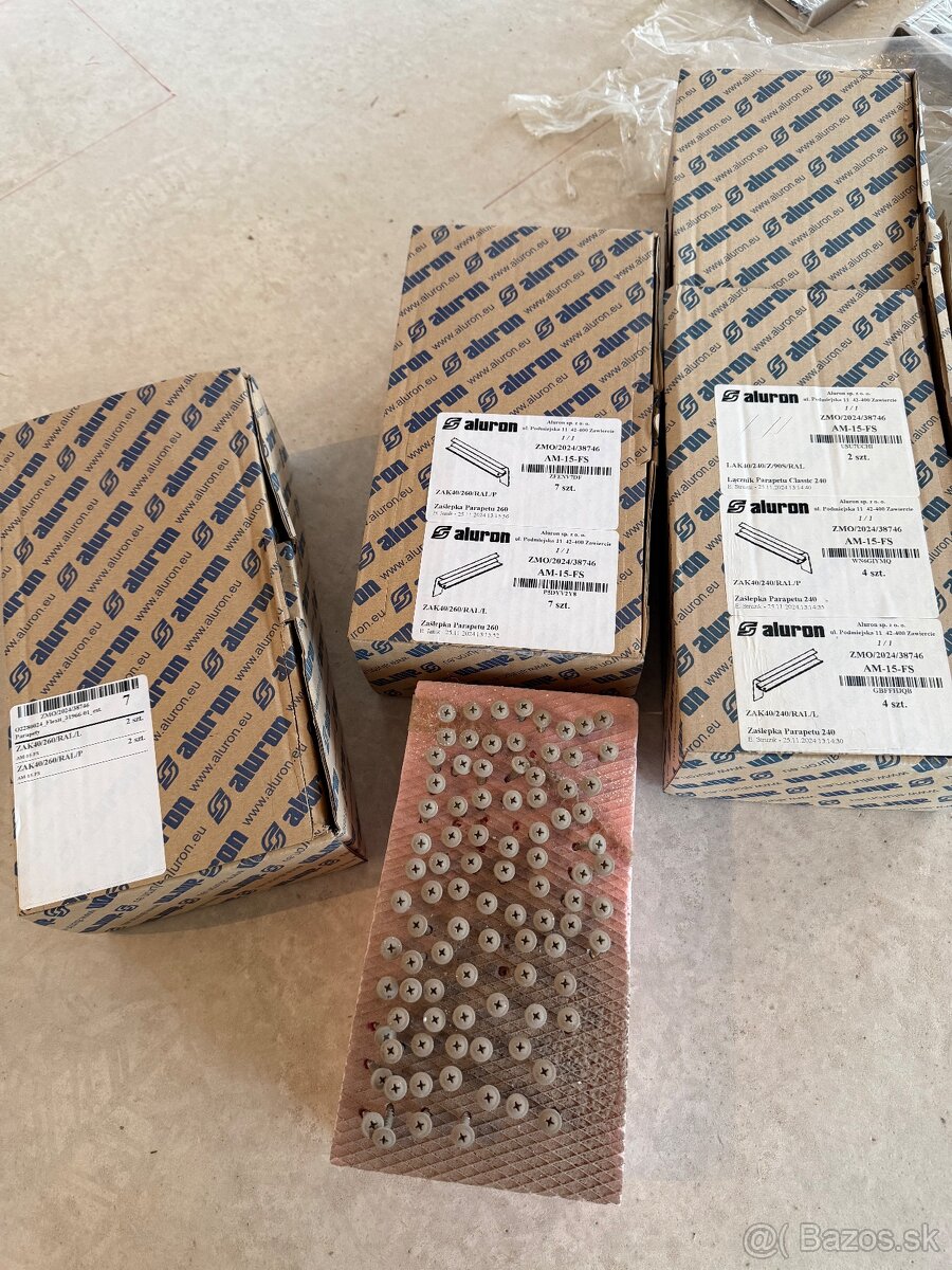 Predam hlinikove parapety 260mm - 7