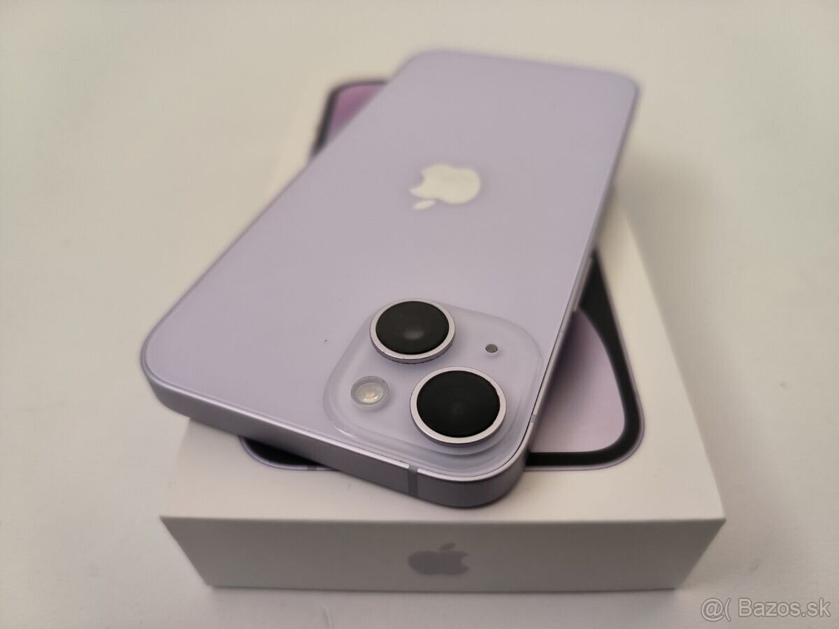 apple iphone 14 128gb Purple / Batéria 85% - 7