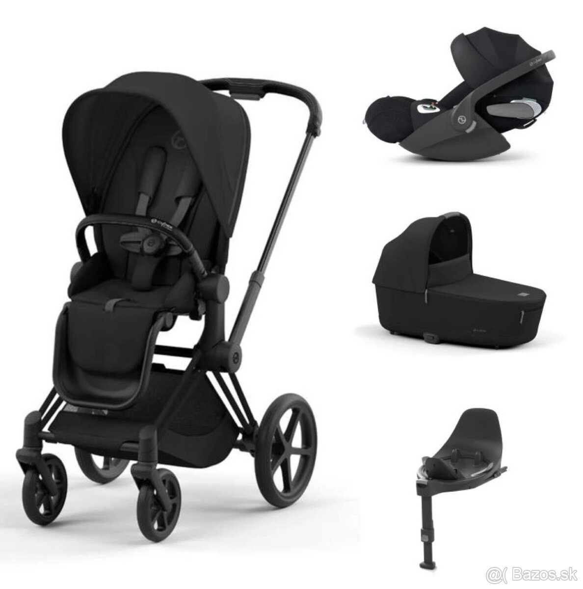 Elektrický kočík CYBEX e-Priam, 3-kombi, čierny - 7