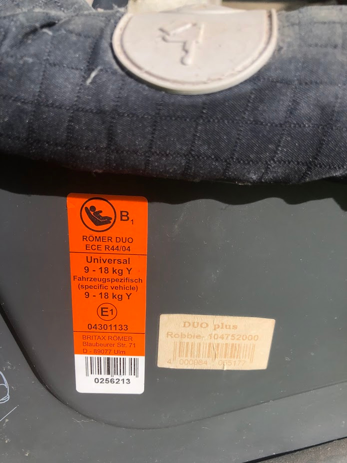 autosedacka ROMER DUO PLUS Robbie ISOFIX,9-18kg - 7