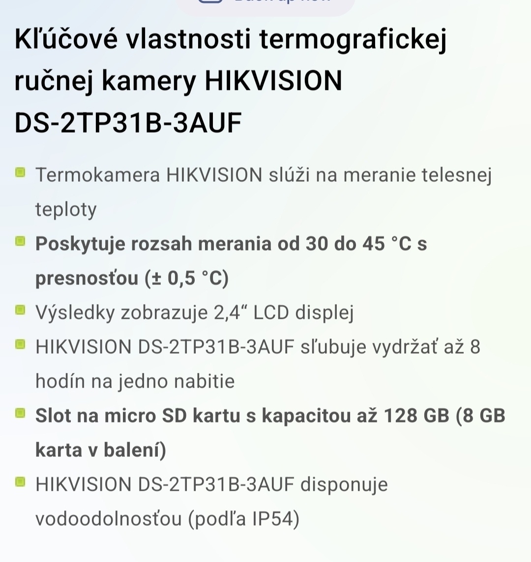 Hikvision DS-2TP31B-3AUF termo kamera teplomer - 7