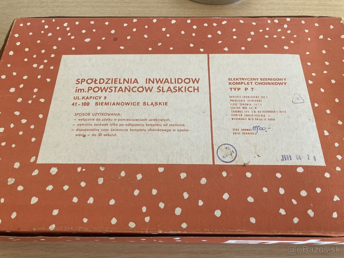 vianočné svetlá retro - 7