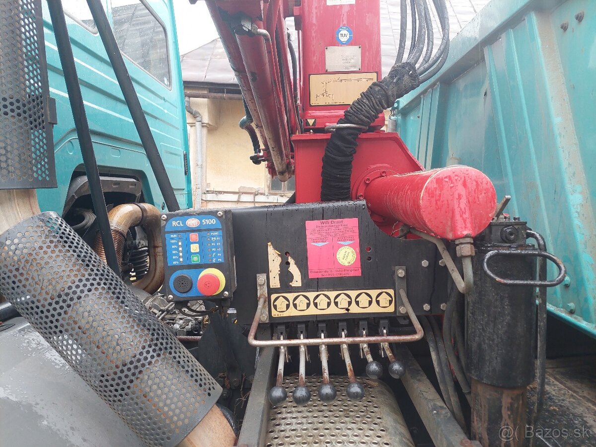 Mercedes Atego 1828 4x4 vyklapač +hyd. ruka, odpočet DPH - 7