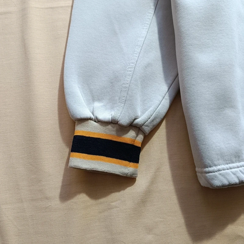 Vintage 90s NIKE Service béžová mikina bez kapucne XL - 7