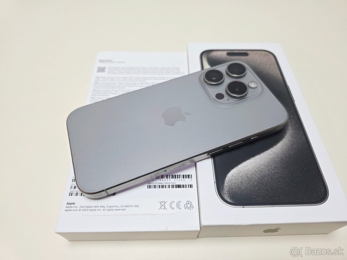 Apple iphone 15 PRO 128GB Natural Titanium - 7