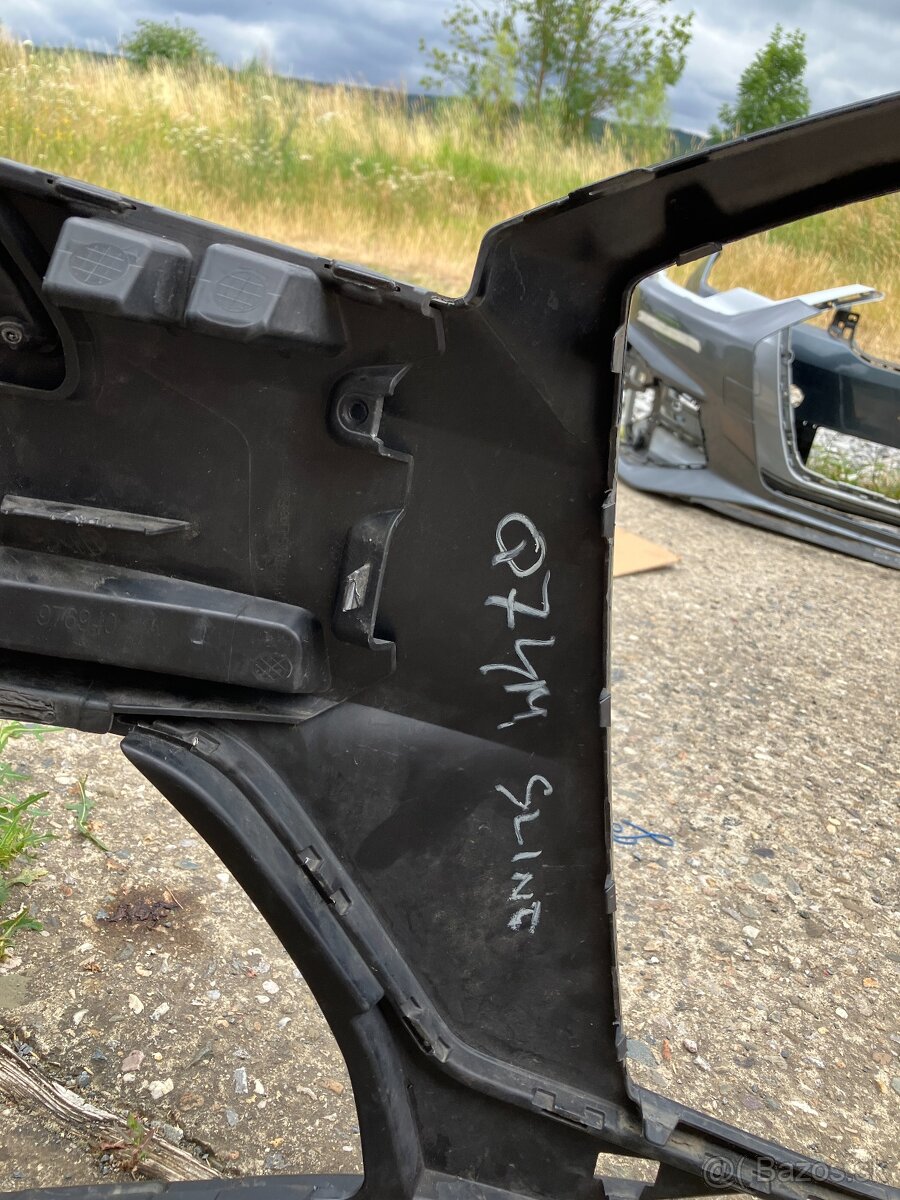 predni naraznik audi q7 20-24 s-line cerny 6pdc - 7