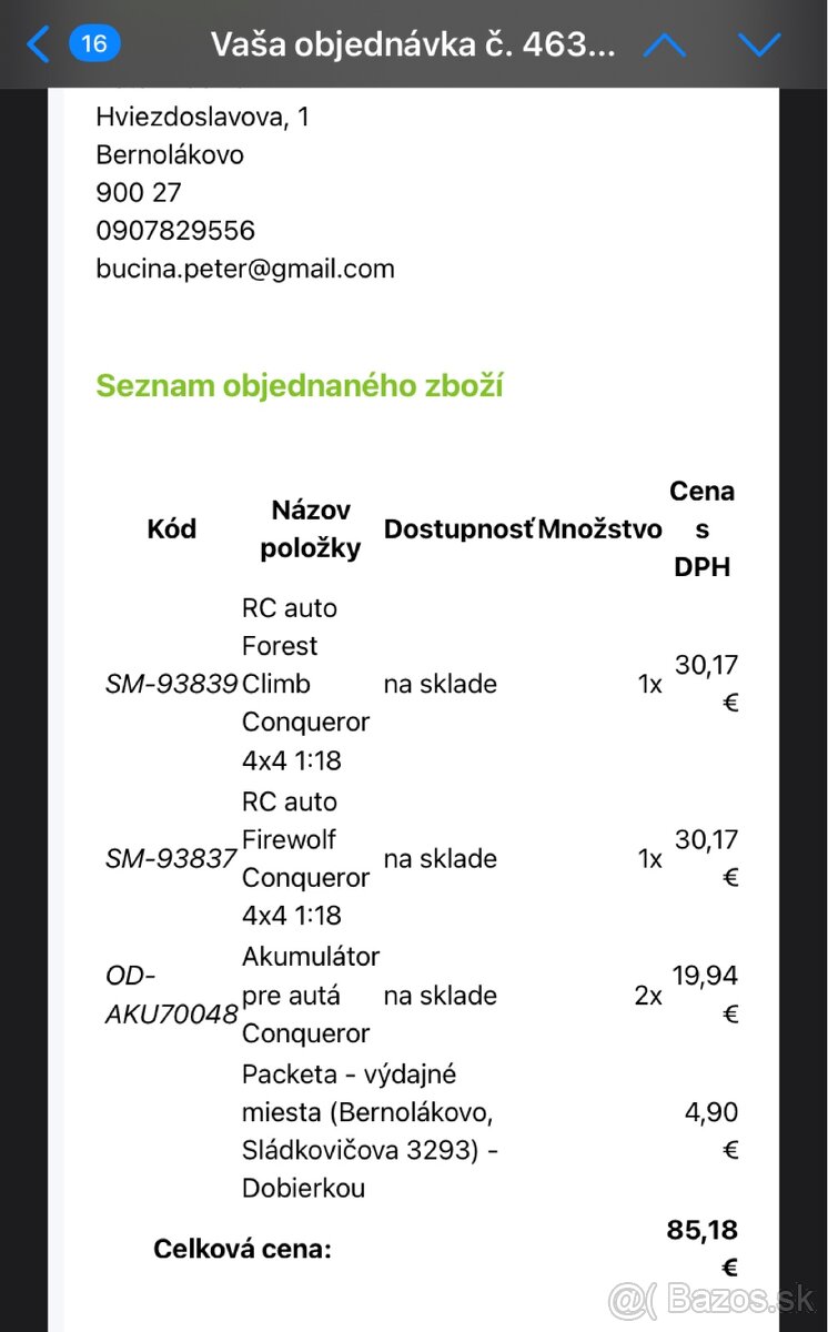 RC auta na ovladanie 2ks - 7