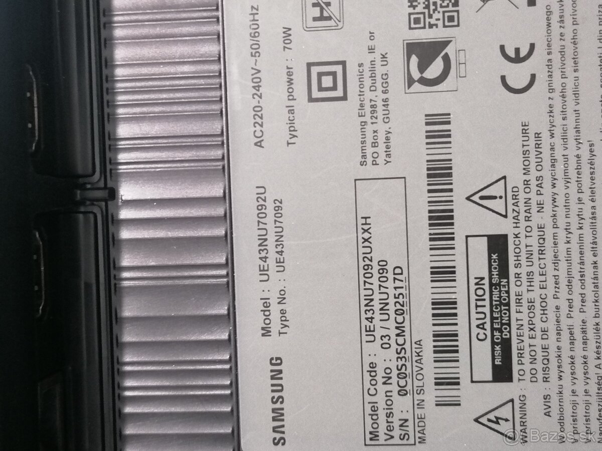 Predám Samsung ue43nu7092u kombi dosku. - 7