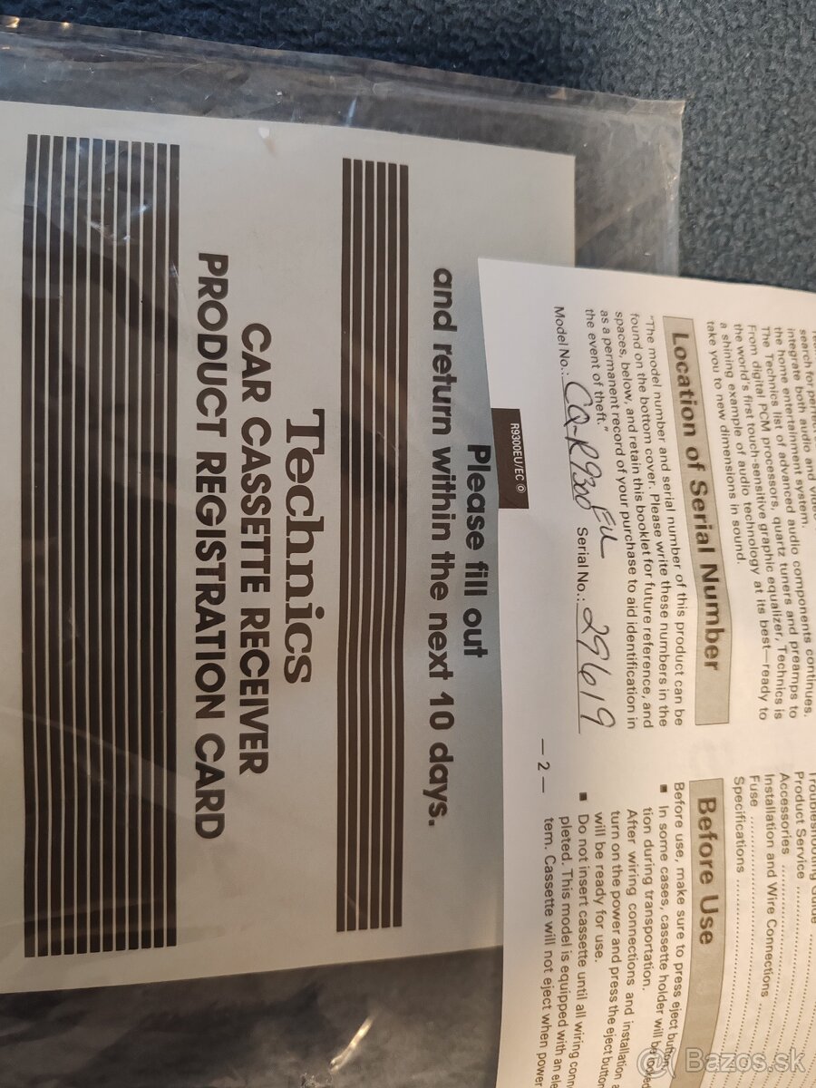 Technics CQ-R9300EU - 7