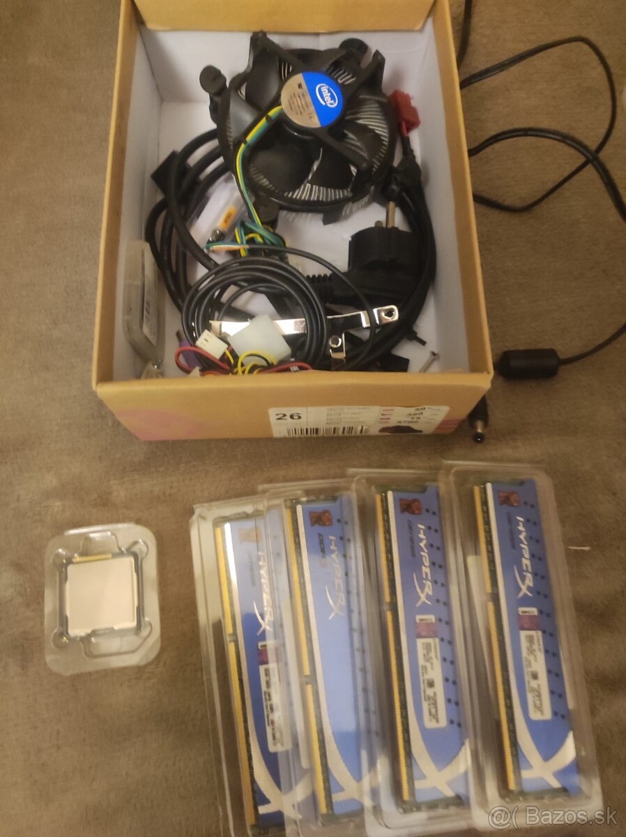 výkonná PC zostava + príslušenstvo (2x CPU, 2x RAM set, GPU, - 7