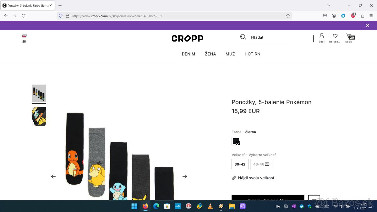 Ponožky South Park, The Simpsons, Pokémon, Rick and Morty - 7