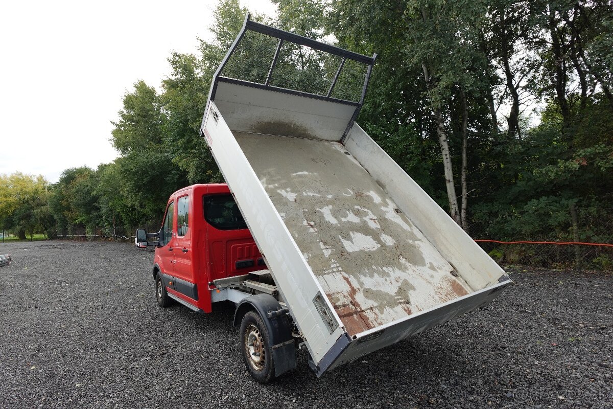 FORD TRANSIT 7MÍST DVOJKABINA 3 STRANNÝ SKLÁPĚČ 2.0TDCI KLIM - 7