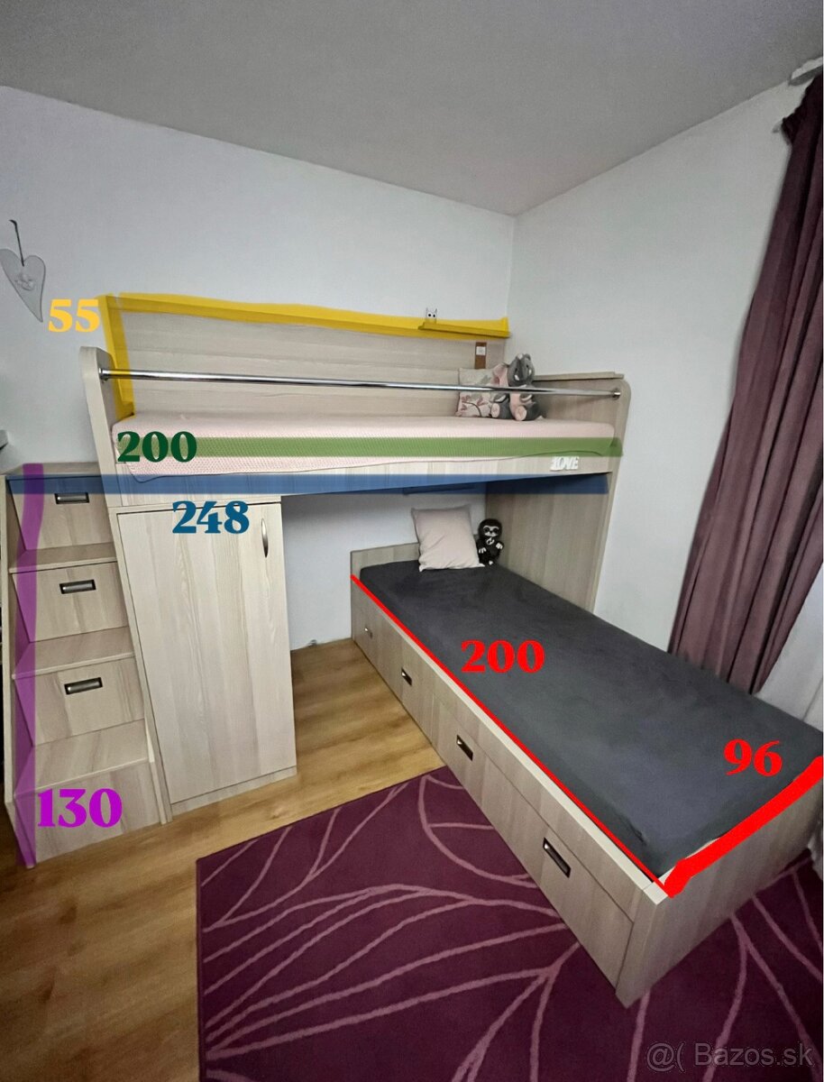 Poschodová posteľ na mieru - 7