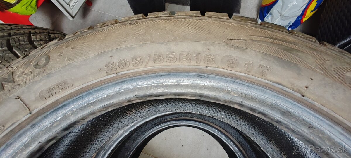 Predám zimné pneumatiky 205 55 r16 - 7