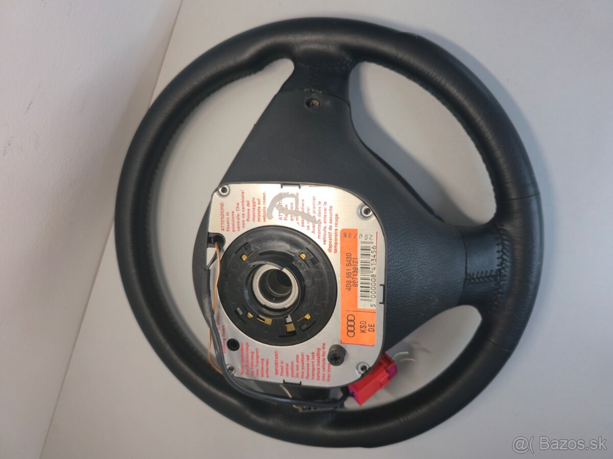 Kožený volant audi s-line a6 c4 , a4 b5 - 7