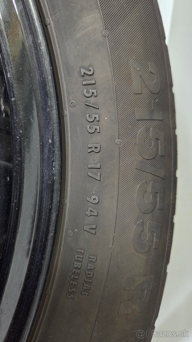 VW Tulsa Bi-Color R17" originálne disky - 7