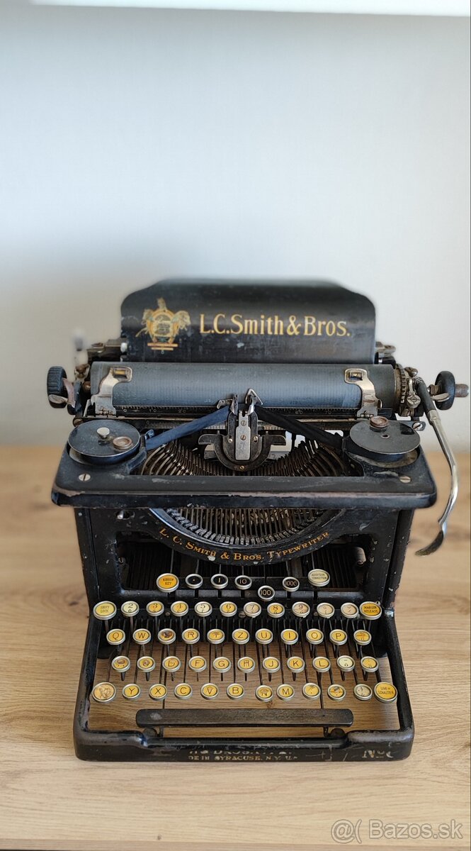 Pisací stroj L.C. Smith No. 8 - 7