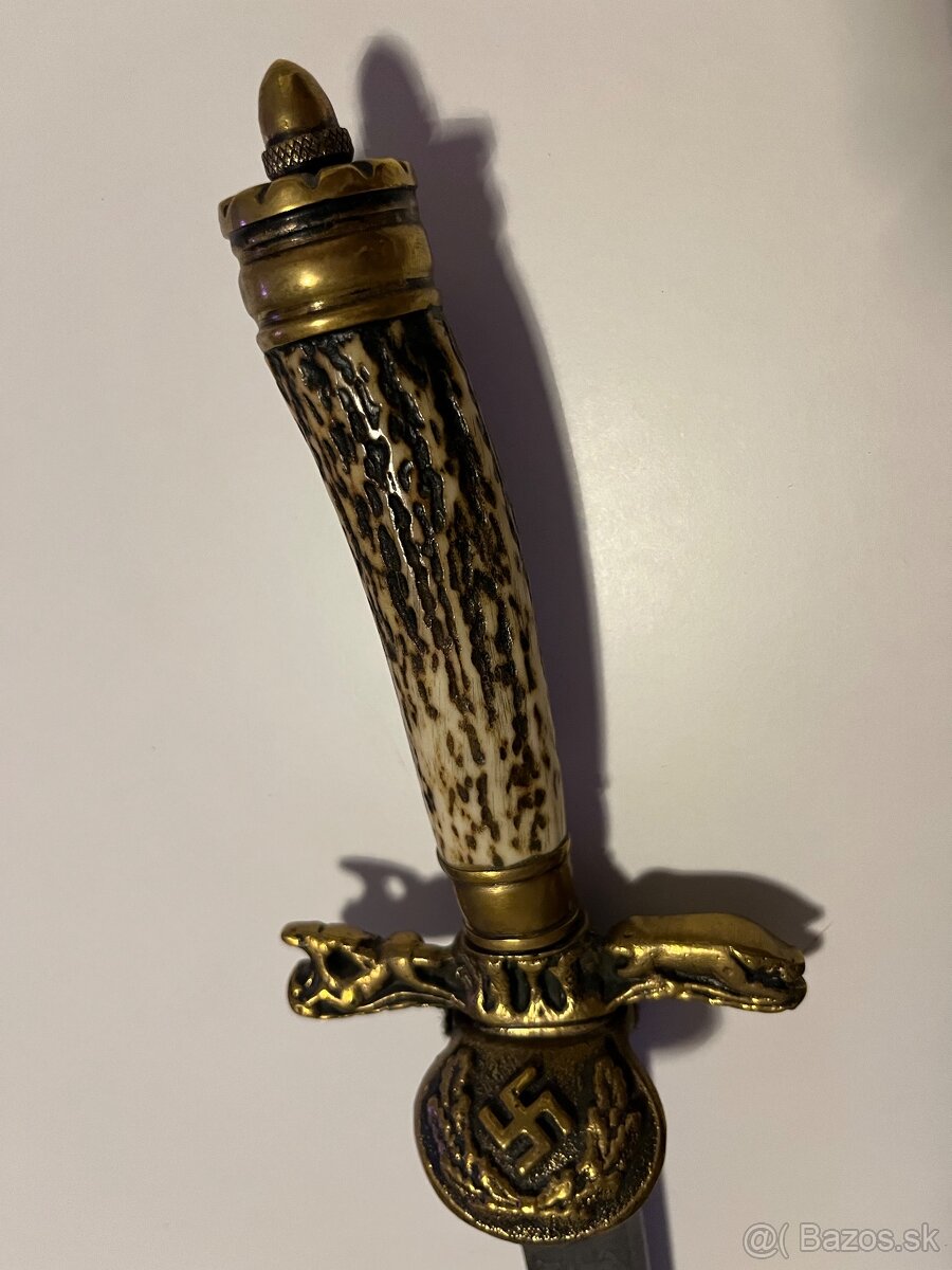 Nemecká poľovnícka dýka Solingen – Hirschfänger - 7