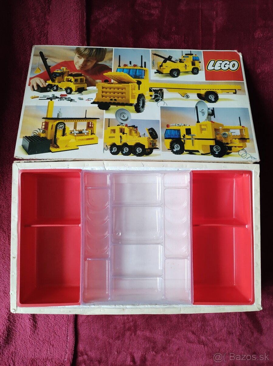 3x LEGO BASIC - 722 733 744 - LEN KRABICE - 7