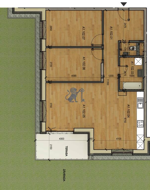 KOLAUDUJEME Predaj 3-izb. bytu , Nová Tehelňa, Senec (A1102 - 7