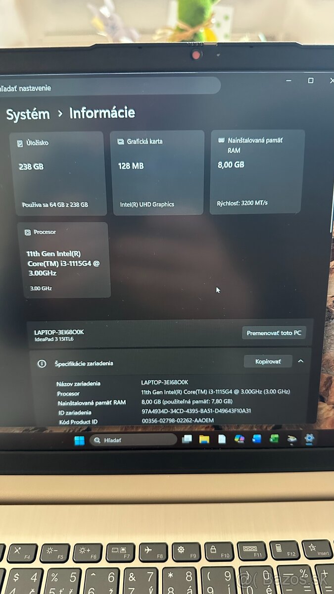 Lenovo IdeaPad 3 15ITL6 Sand - 7