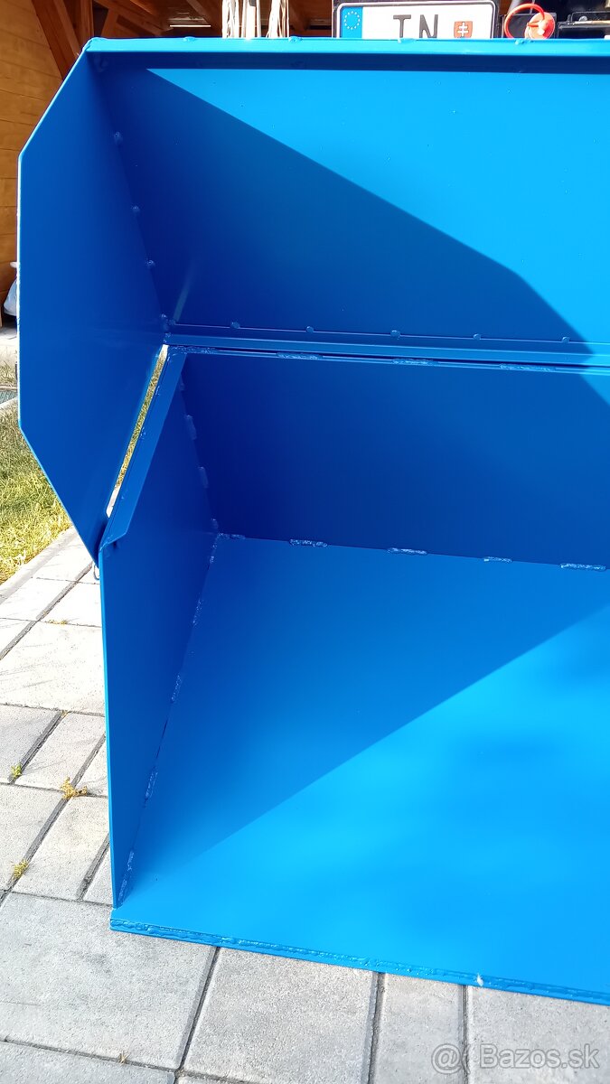 Transportný box manuálne sklápateľný za malotraktor - 7