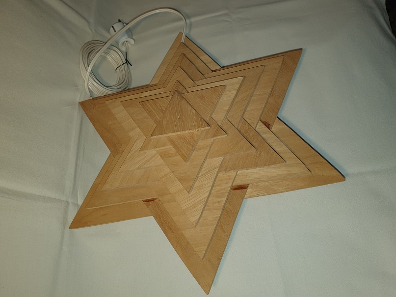 VIANOČNÁ HVIEZDA – LED-SVIETIACA - 7