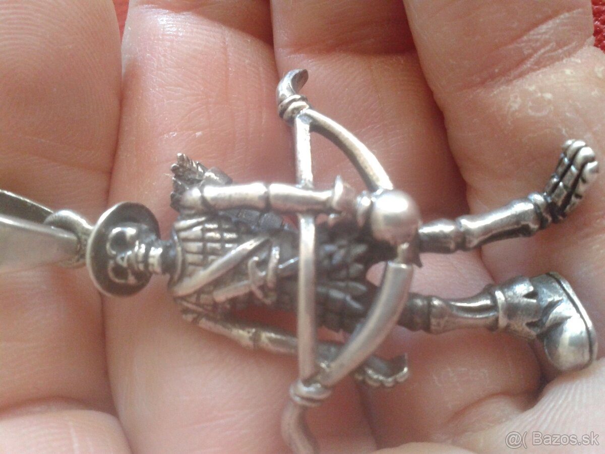 Unikátny AG privesok, striebro - 7