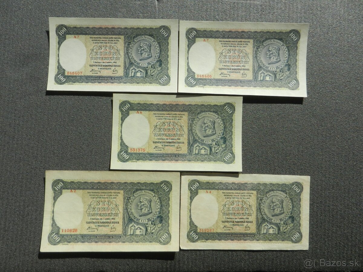 Bankovky slovenský štát 15 - 7