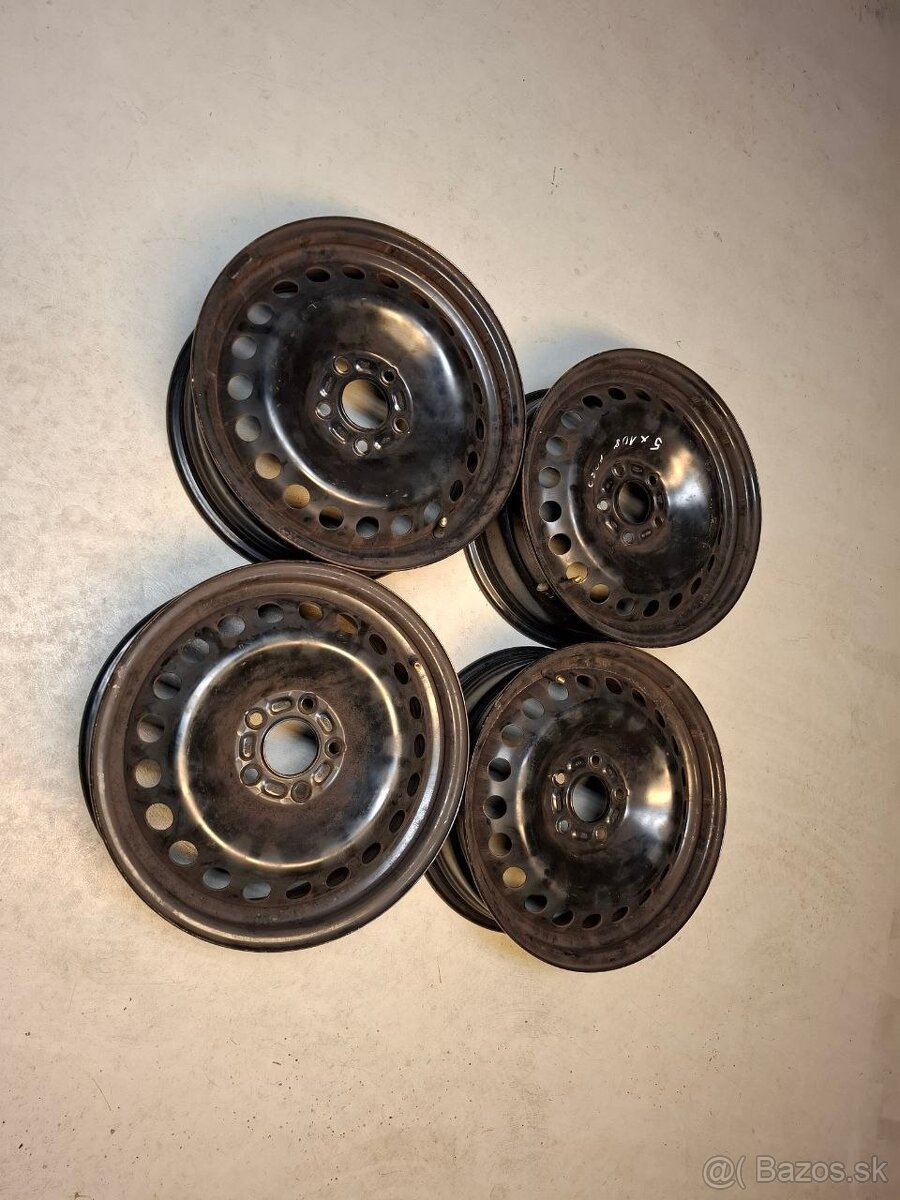 Plechové originálne disky Ford R16 - 7