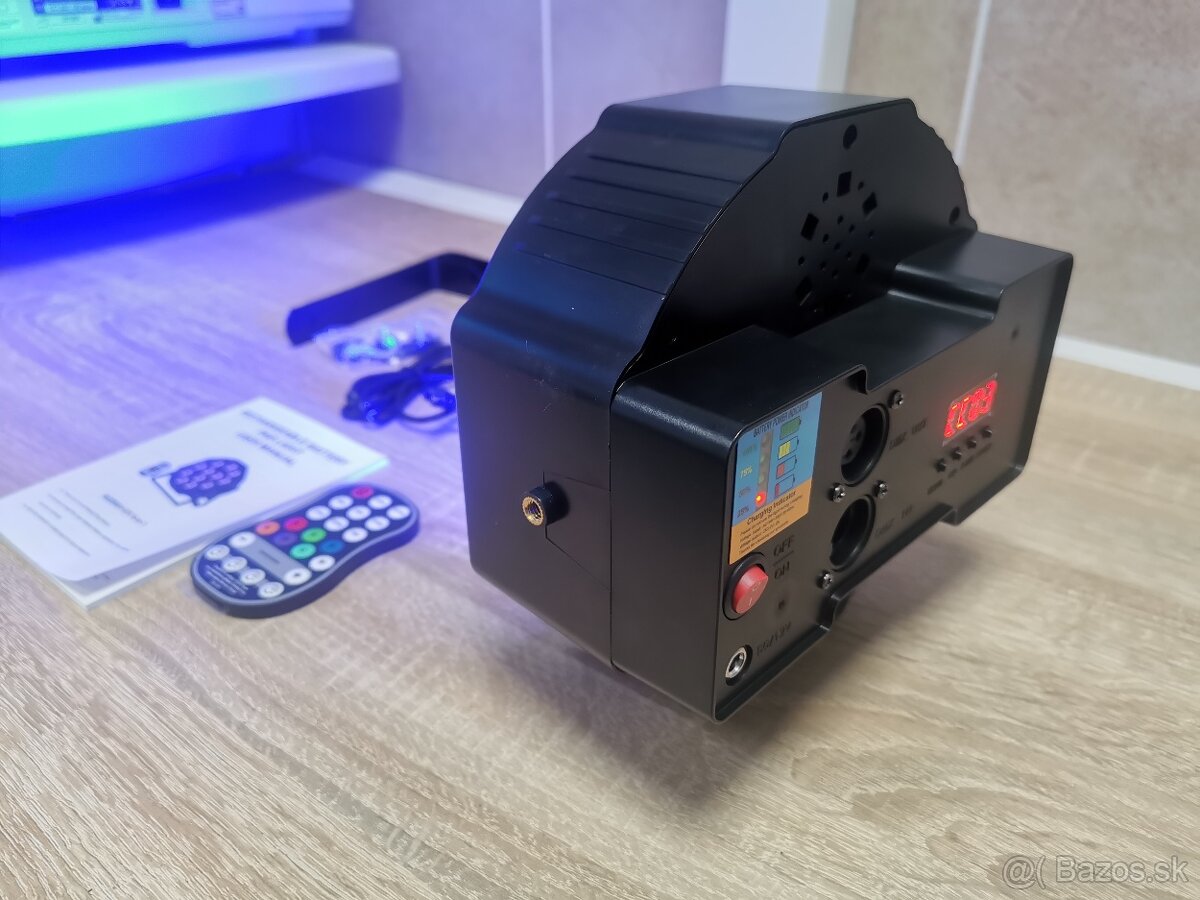 4ks Batériové akku led pary RGBW,diaľkové ov. +Taška - 7