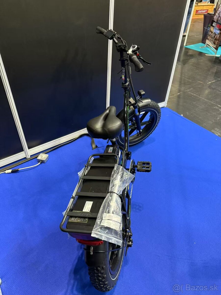 Skladací Elektrický bicykel 500 W 0 Km 24 Ah Bateria - 7