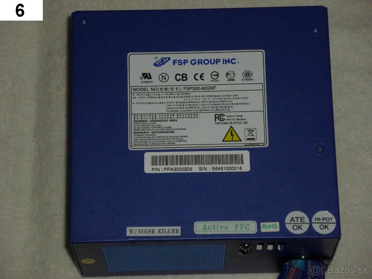 Predám počítačové ATX zdroje, ceny už od 10€ - 7