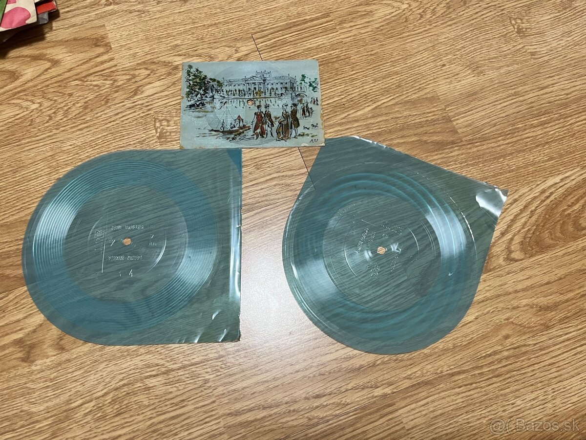 Single LP platne vinyl, hud pohľadnice, hud fólie - 7