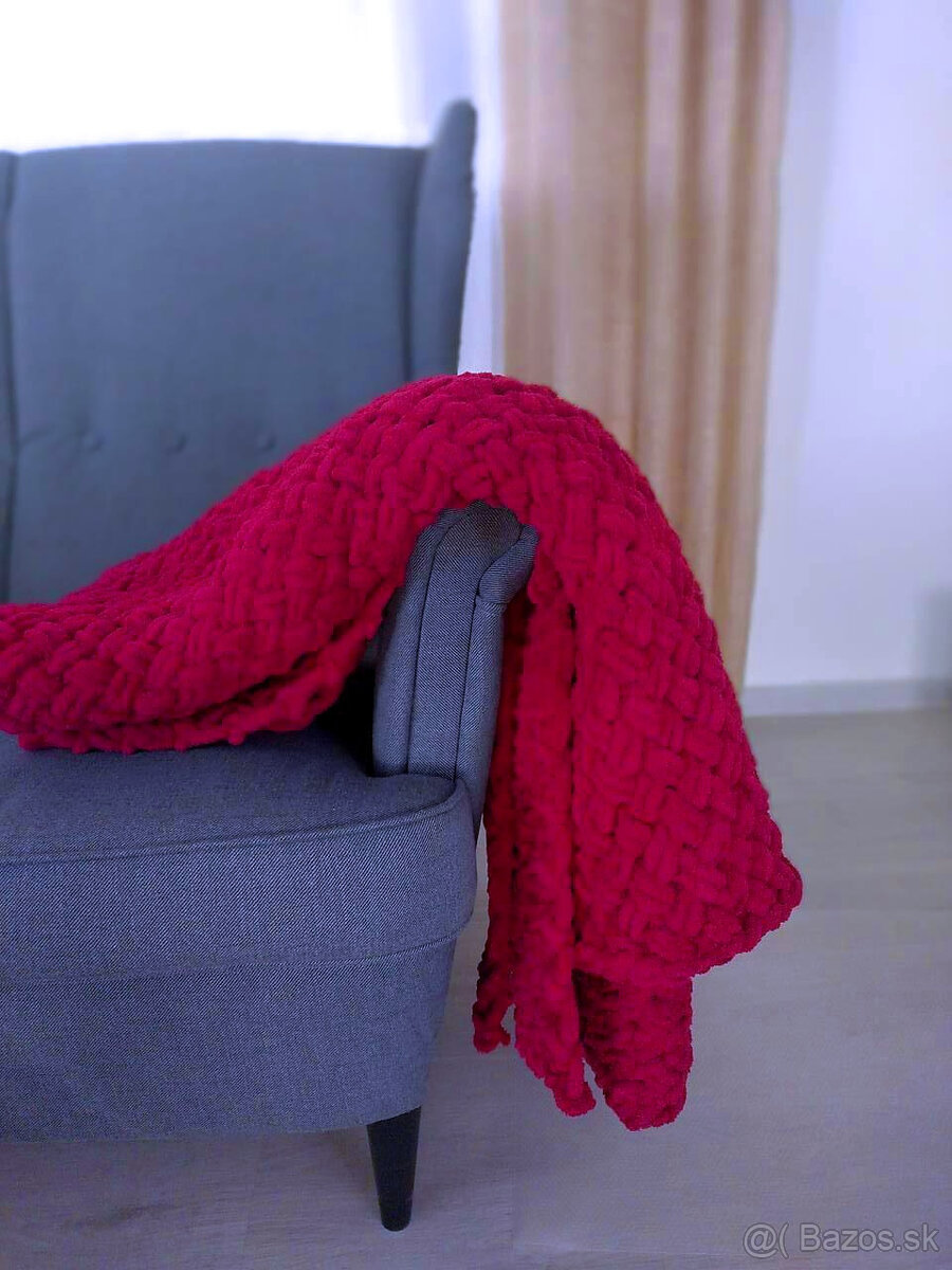 nova velka 145x200 pletena deka Vinova - 7